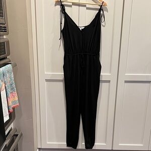 BCBGeneration Sleek Black Jumpsuit Size S